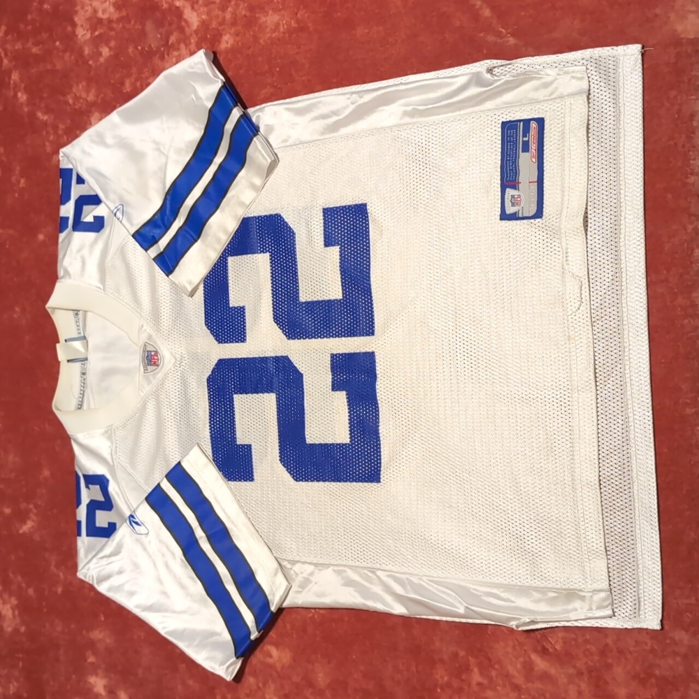 Emmitt Smith vintage Dallas Cowboys NFL Reebok Football Jersey Large L